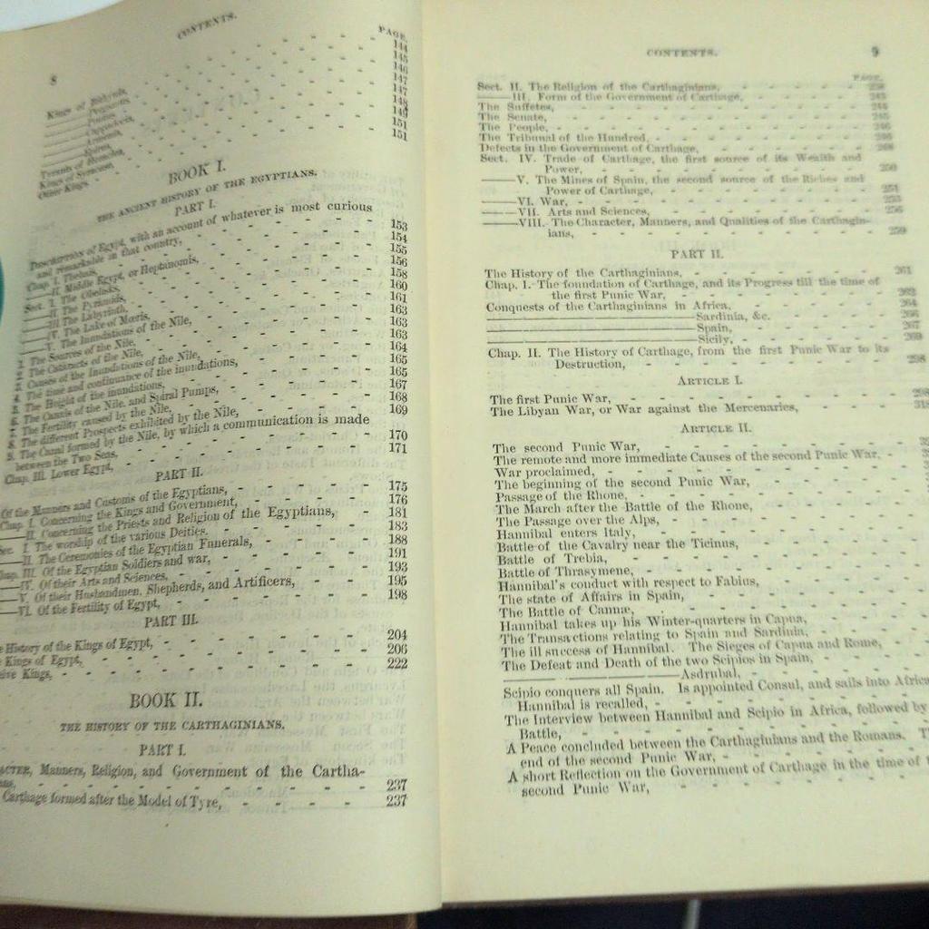 [USED] Rollin's Ancient History 1729 Old Book