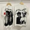 Tricou cu imprimare clasică poster Red Hot Chili Peppers Bărbați Femei Streetwear Harajuku Modă Larg Casual Supradimensionat Bumbac Mânecă Scurtă Vară Nou Tricou