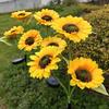 Outdoor Solar Sunflower LED Lawn Lights (2-Pack)