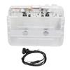 FM Radio Cassette Player Classic Style Multifunction Bluetooth 5.0 Portable Tape Player Transparent