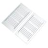   Vent Grille Heat Dissipation Aluminum Alloy Silver Rectangular Ventilation Grille Cover for Cabinet Closet RV  