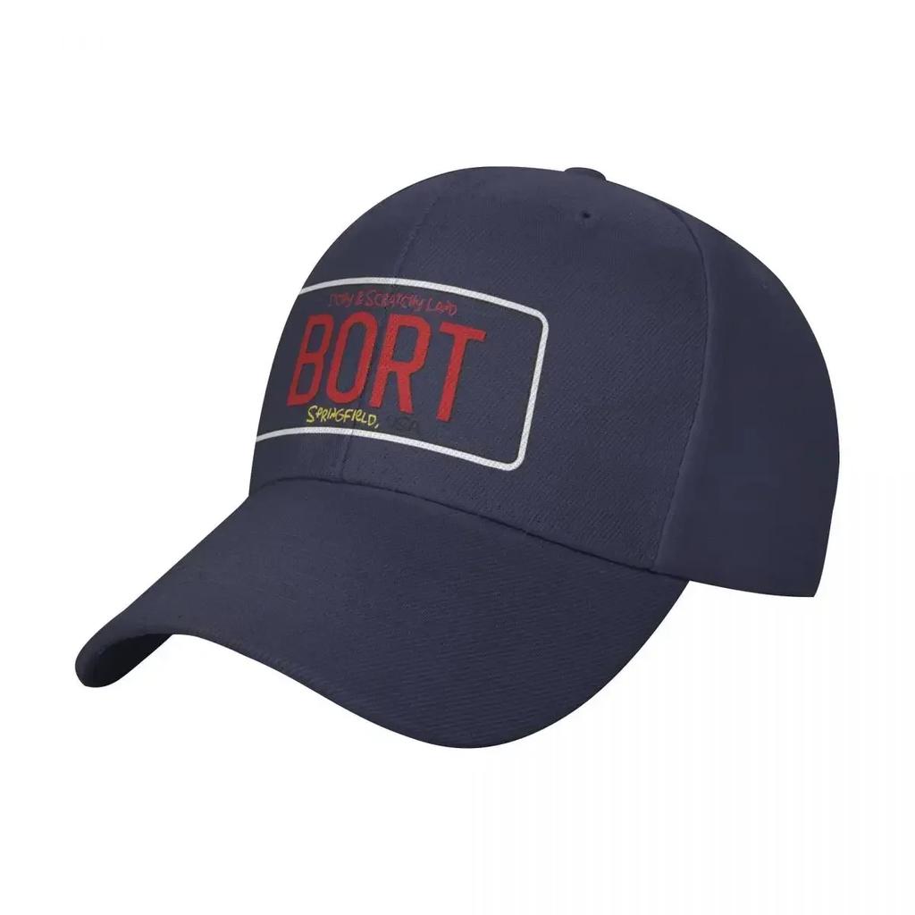 BORT License Plate Bart Baseball Cap fishing hat Anime Hat Golf Unisex Womens