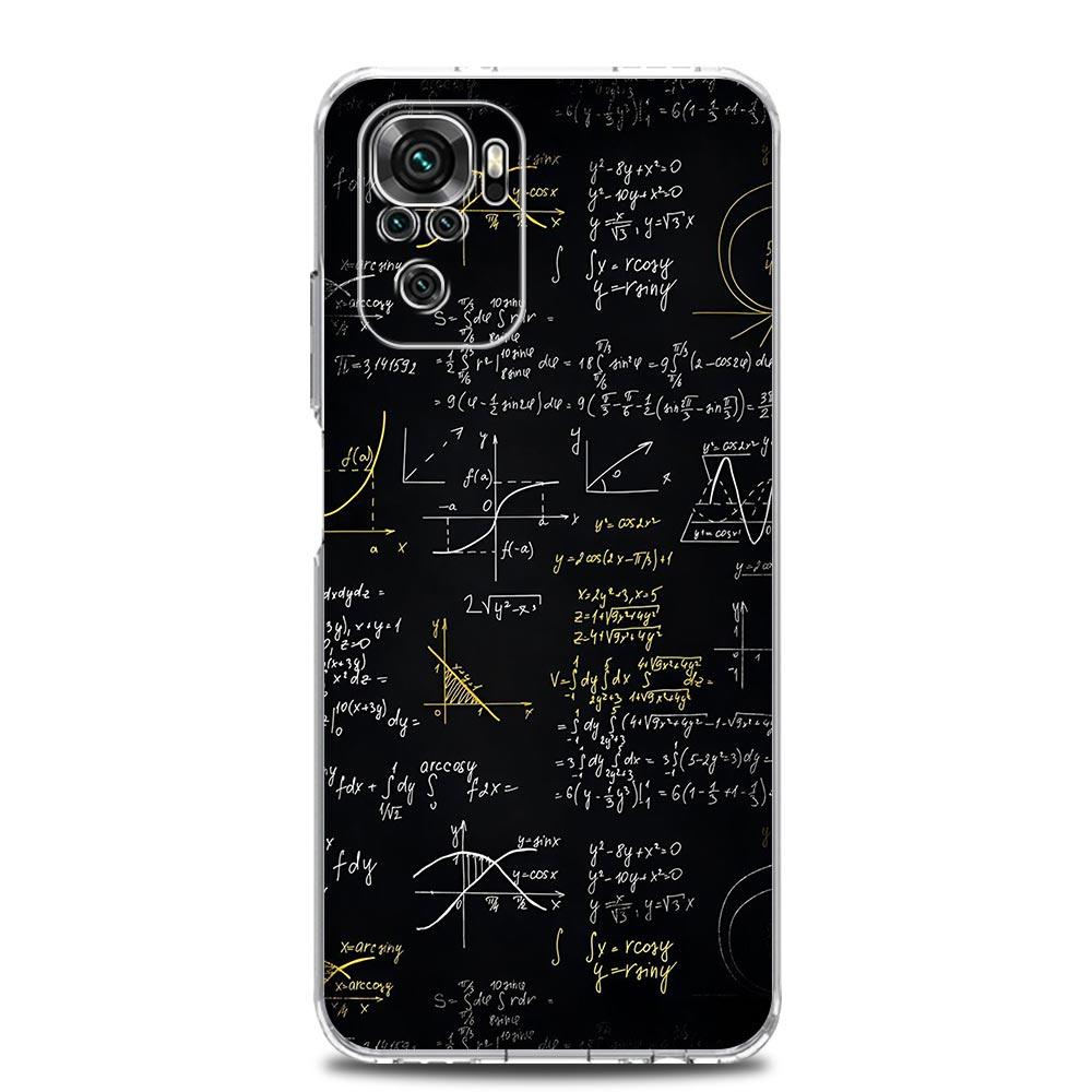 Physics Chemical Mathematics Phone Case For Xiaomi Redmi Note 15 14 13 12 4G 10 11 Pro Plus 5G 14C 13C 12C 10C 9A Cover