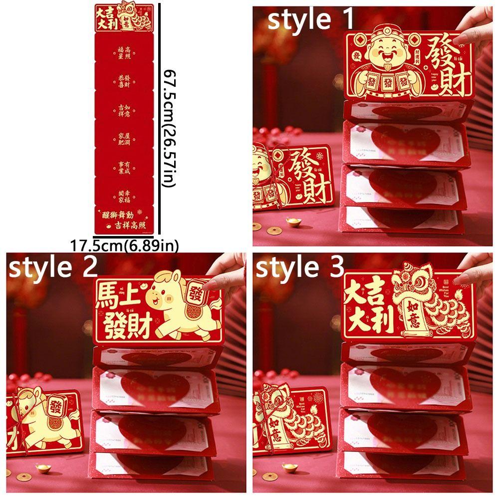 2026 Year of The Horse Lucky Red Envelope Traditional Money Envelope Spring Festival