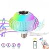 1Pc LED Colorful Bluetooth Smart Light Bulb Bedroom KTV Color RGB Ambient Music Bulb Remote Control Color Dimming