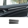 Carbon Fiber Inner Door Panel Strip Trim 4Pcs For Honda Accord 10Th 2018-