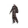 Adidas Floral Print Straight-Leg Casual Pants Women Bottoms Black H57322
