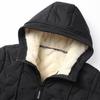 Men's Hooded Winter Jacket - Ultra-Warm Plus Velvet Cotton Outerwear