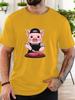 Pig Butcher Cutting Steak Graphic Unisexs Crew Neck Short Sleeve Tee Soft Summer Streetwear Top For Unisex Daily Outdoor Casual Wear