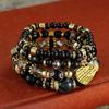 4pcs/set Crystal Beads Rice Beads Chain Bracelet Colorful Stone Wristband Bracelet  Wrist Bracelets