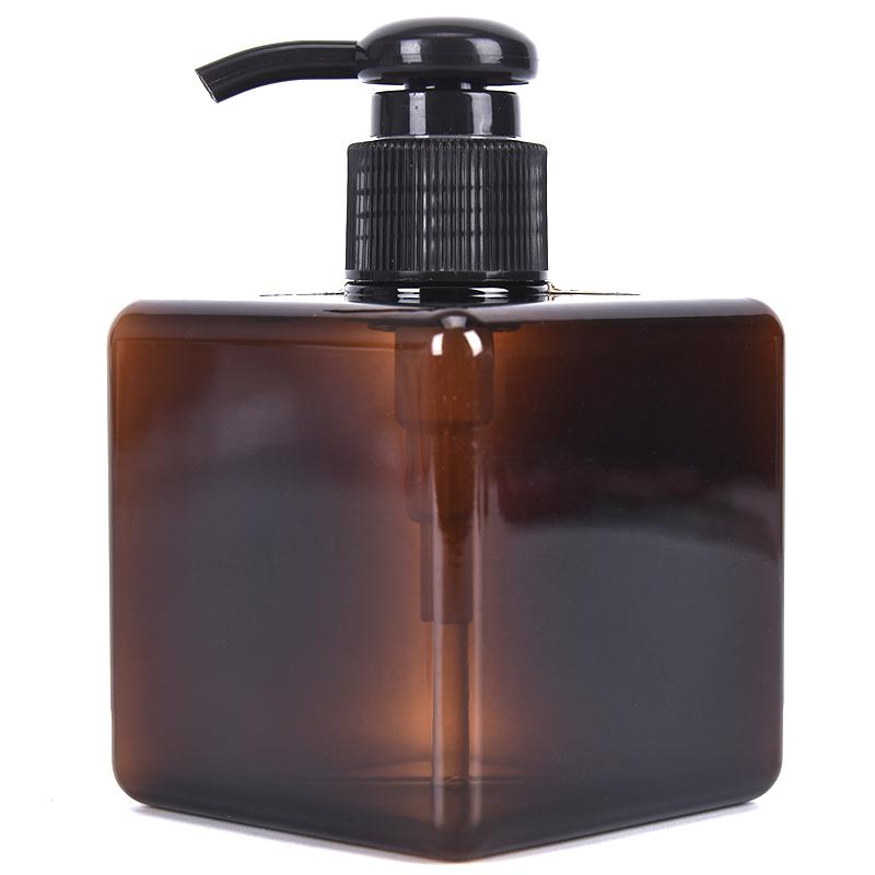 250 ml Lotion Flasche Quadratische leere Plastikflasche Shampoo Gesicht waschen Flasche