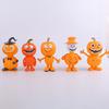 Statuetta Uomo Zucca Decorazione Zucca di Halloween Resina Scultura Zucca Spettrale per Decorazione da Tavolo da Interno Esterno Mensola