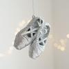 Plastic Tree Hanger Glitter Coat Xmas Charm New Hanging Bauble  Holiday Event