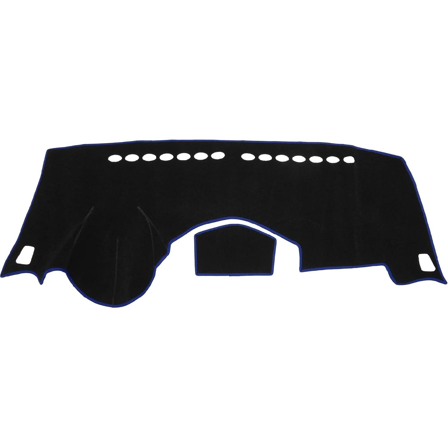 Dashboard Dash Cover Compatible for Chevy Trax 2014-2016, Durable Polyester Black Front Dash Cover Mat синий