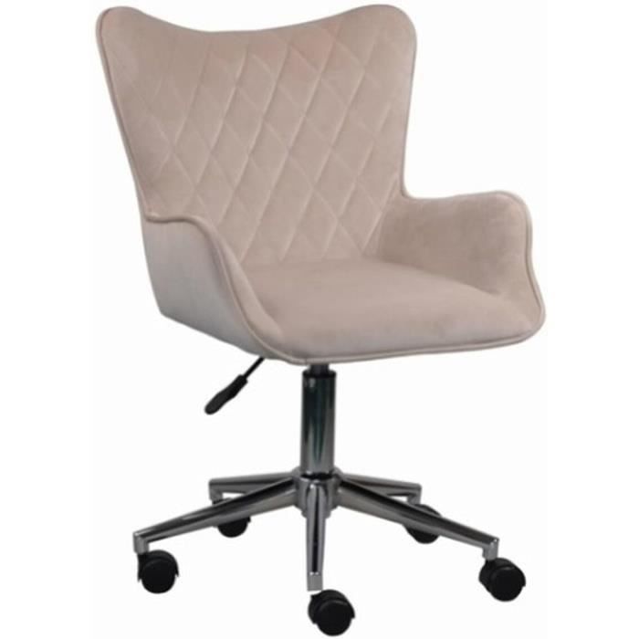 Chaise De Salle À Manger - DKD Home Decor - Gris - 52 X 56,5 X 80 Cm - Polyester - Métal