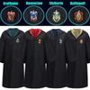 Potter Harry Costume Hogwarts Adult Child Robe Cape Vest Halloween Party Cosplay