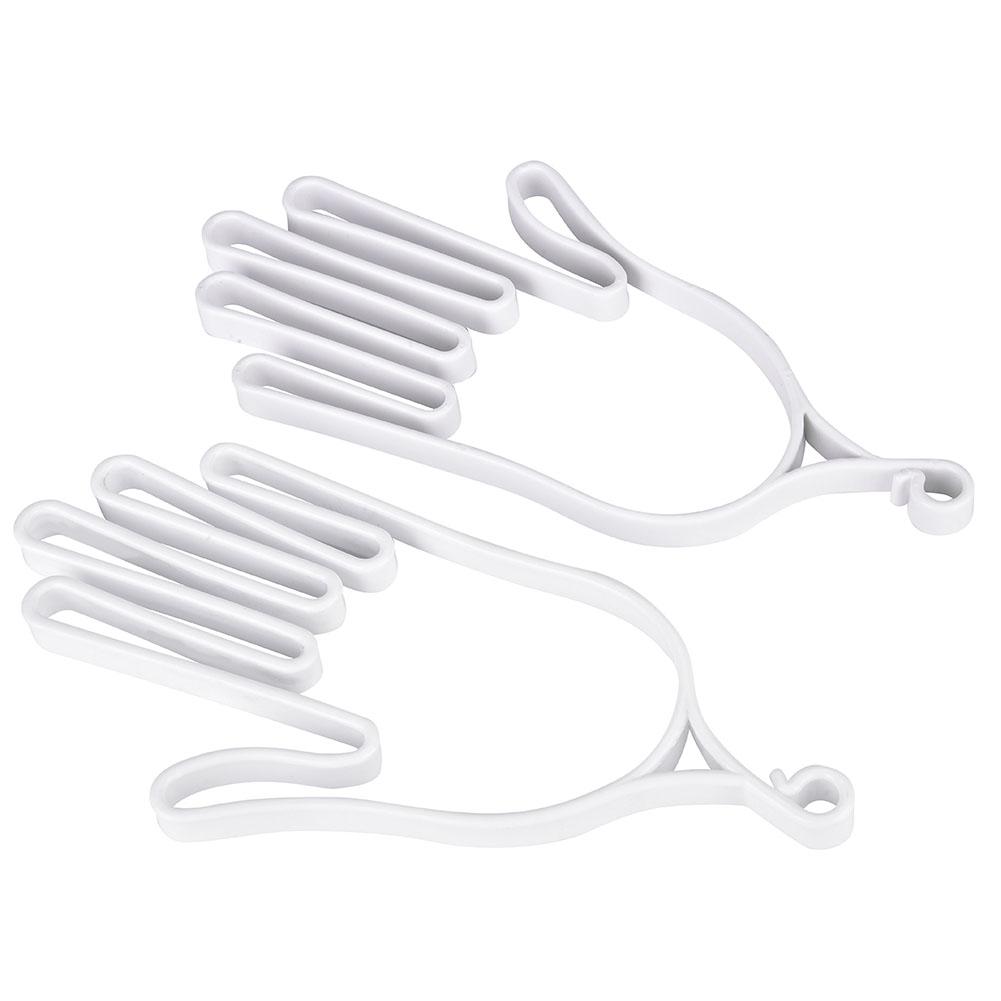 2Pcs Multipurpose Plastic Golf Gloves Keeper Support Stretcher Accessory Equipment(White)