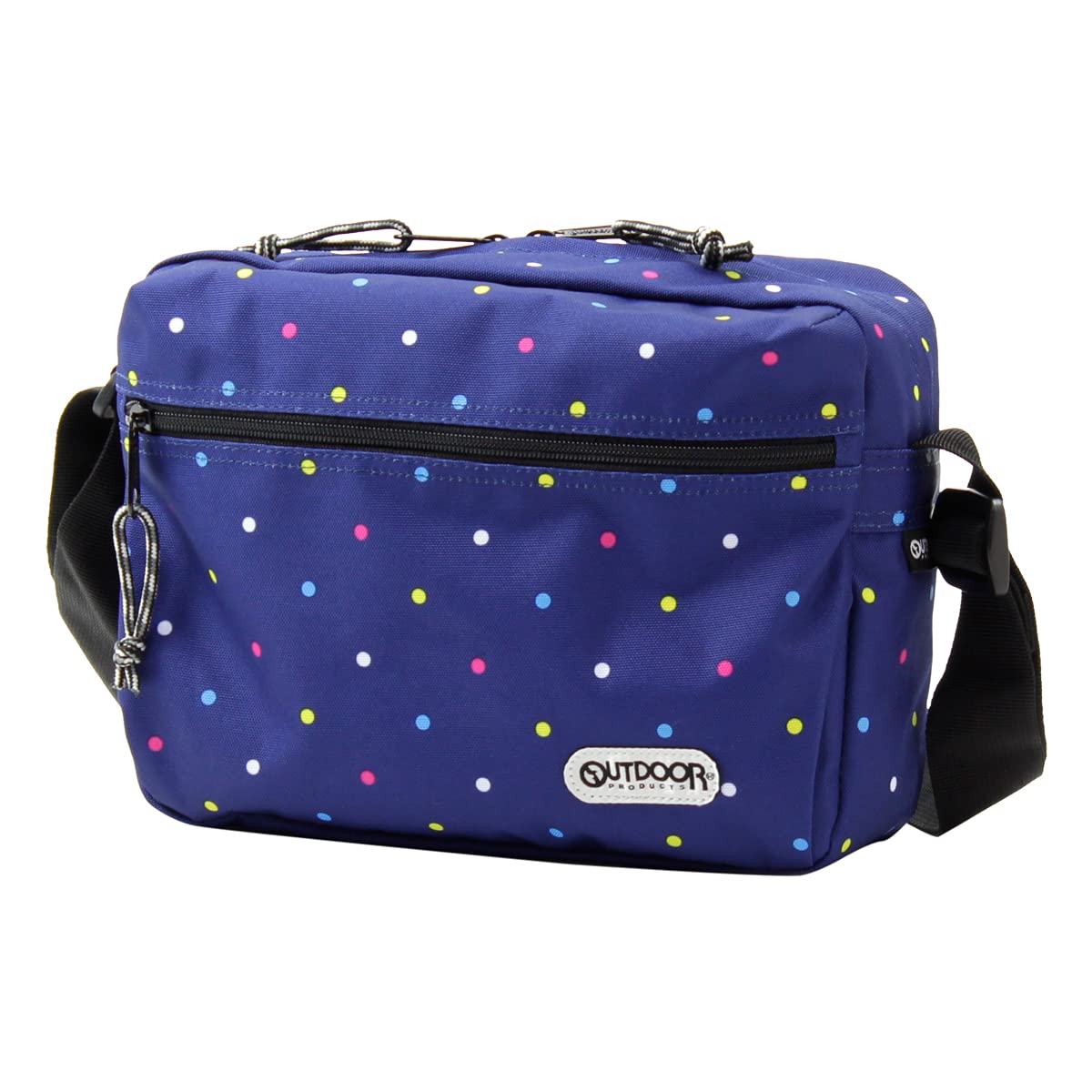 

Outdoor Products 220 CODURA Shoulder Bag, Horizontal, 62319 [80], Polka Dot Pattern