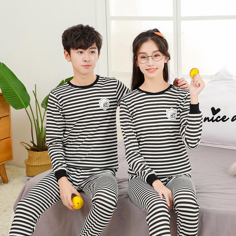 Children's Cotton Underwear & Pajama Set: Warm Wool Sweater, Bottoms for Boys & Girls, Autumn/Winter Comfort