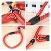 Pet Puppy Dog Leash Slip Rope Lead Leash Nylon Slip Chains Collar No Pull Training Lead Leashes for Small Dogs Black Red Blue