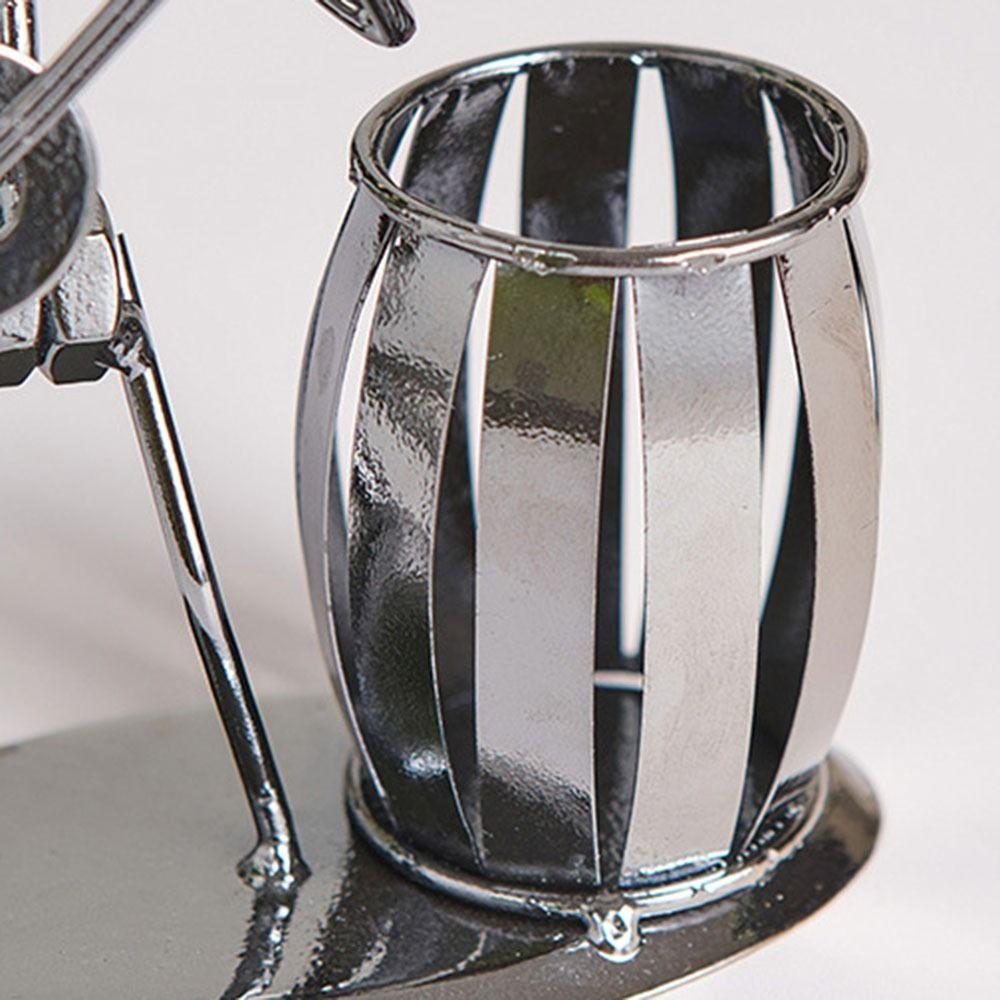 Tabletop Decoration Guitar Rocker Pen Holder Metal Band Pen Organizer Desktop Pen Holder  Home