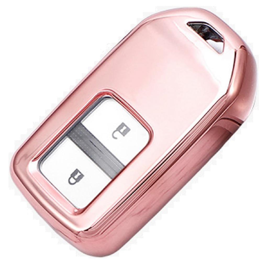 [VERISSY] Smart Key Case Fit Freed Step Wagon HONDA Honda Smart Key Cover Odyssey Vezel S660 Jade, Pink