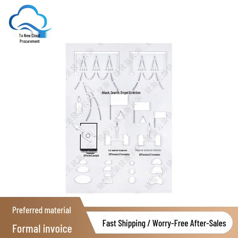 Professional Tactical Drawing & Template Rulers