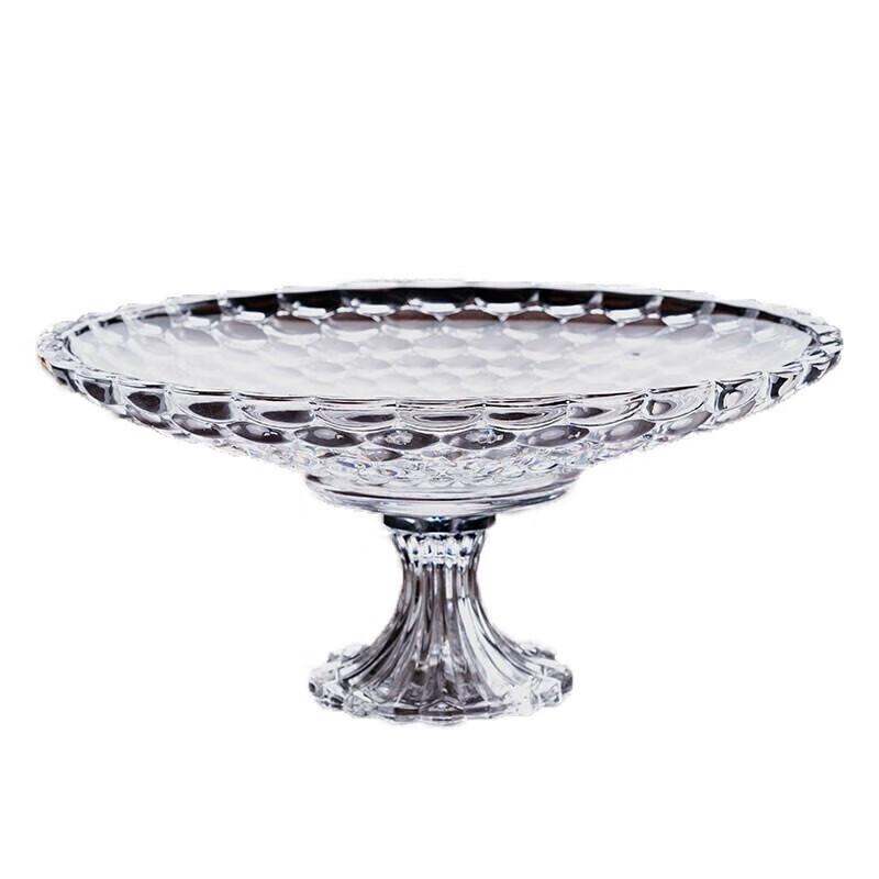 Huipai Light Luxury Glass Fruit Plate