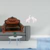 Miniature Sofa Chair Model And Elephant Sculptures Ornaments Unique Tabletop Decoration for Micro