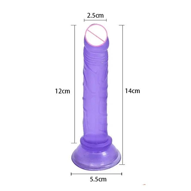 Dildos Vibrating Penetration Strap On Dildo No Vibrator Sex Toy For Women Silicone Sexy Penis Anal Butt Plug Sex Shop