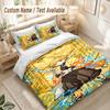 Demon Slayer Bedding Set, 1 Duvet Cover & 2 Pillowcases Soft Comfortable Bedroom Home Textile Decor