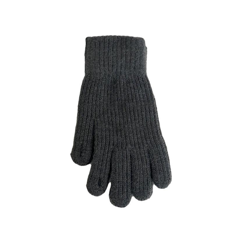 [Thickened Solid Color] Knitted Thermal Gloves for Men and Women In Winter, Wool and Velvet for Outdoor Riding