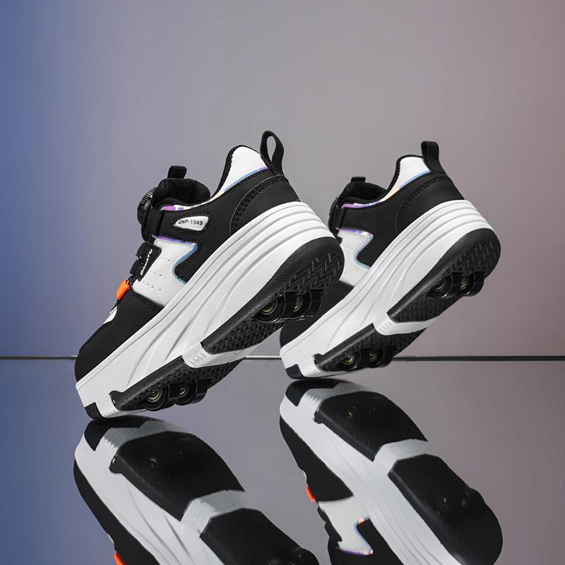 Scarpe Pattini a Rotelle Bambini Bambine Pattini a Rotelle a Quattro Ruote