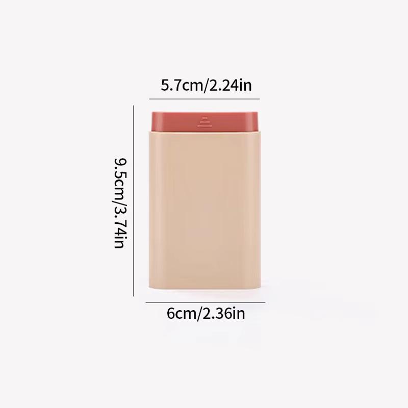 Pill Storage Box Mini Travel Portable Medicines Dispenser Box Multifunction Plastic Seven Compartment Sealer Box