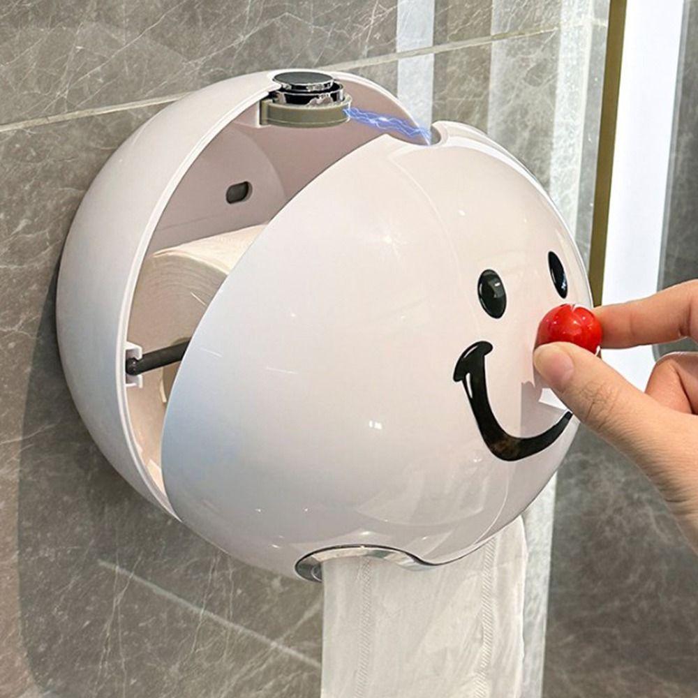 Creative Toilet Paper Roll Holder Plastic Toilet Paper Dispenser Toilet Paper Container  Household