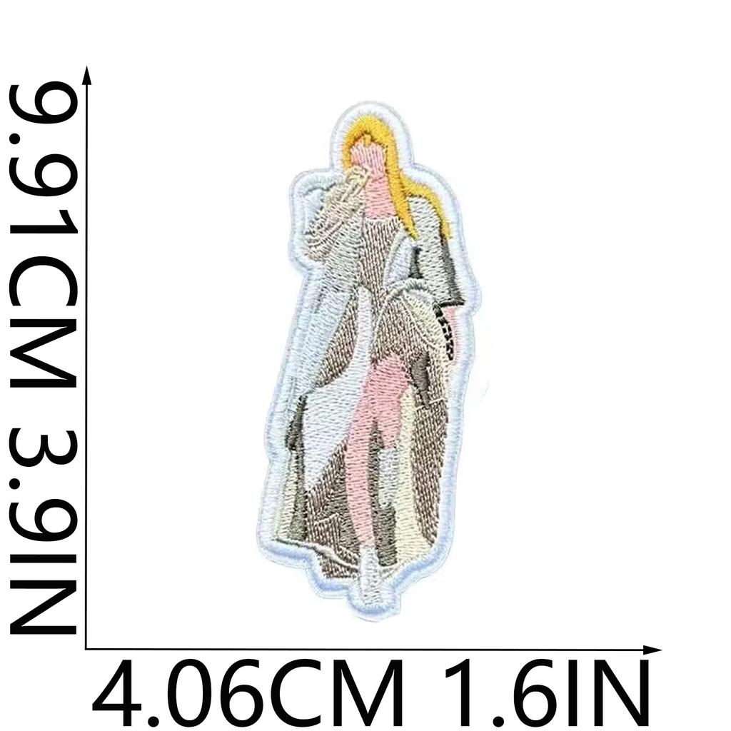Taylor Singer Embroidery Cloth Sticker Rock Music Patch Sticker Guitar Player Computer Embroidery Label Bag Decoration Diy Sticker