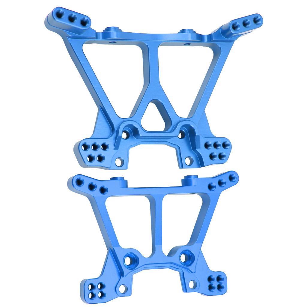 RC Aluminum Alloy Front Rear Shock Tower for Traxxas Slash 4X4 TSM 1 10 RC Car Upgrade PartsBlue