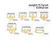 IngeSight.Z 7Pcs Trendy Vintage Heart Rhinestone Rings Women Exquisite Metal Butterfly Chic Open Knuckle Ring Charm Jewelry Set
