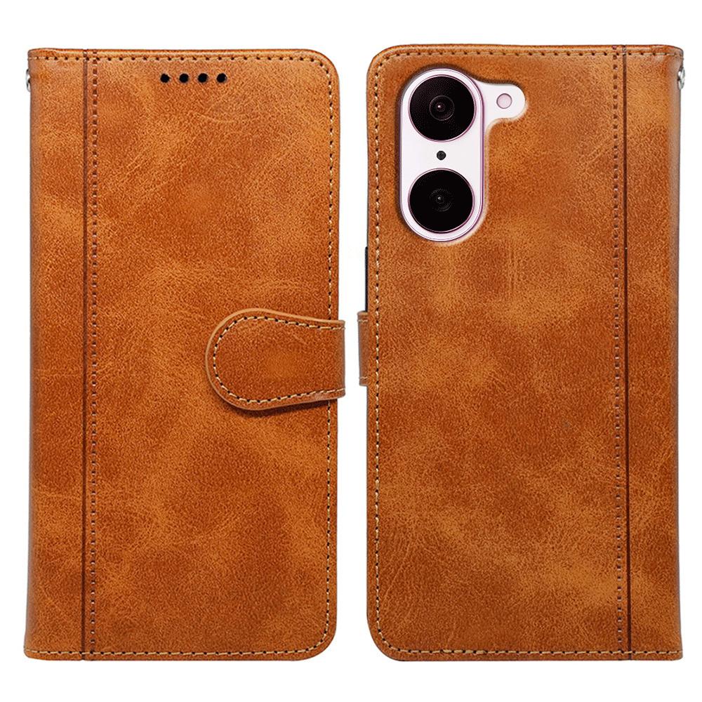 For OnePlus Nord CE5 5G/Ace 5 Racing 5G Case Calf Texture Leather Stand Book Style Phone Cover