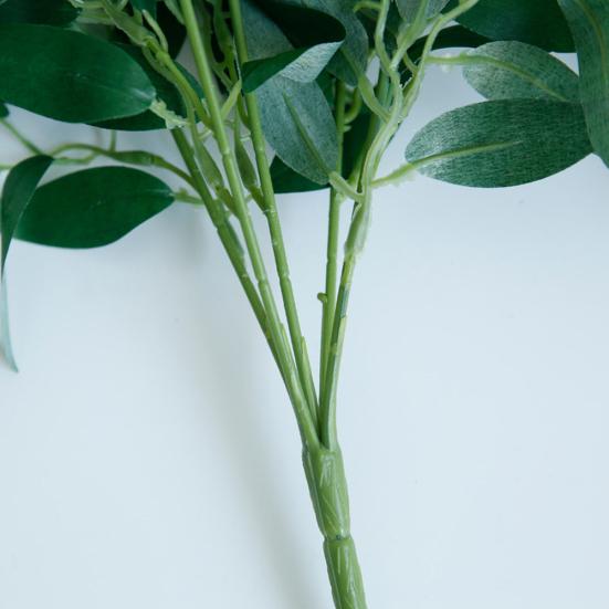 1ks Umělé listy z vrbového proutí Falešné listy zelené rostliny Svatební domácí dekorace