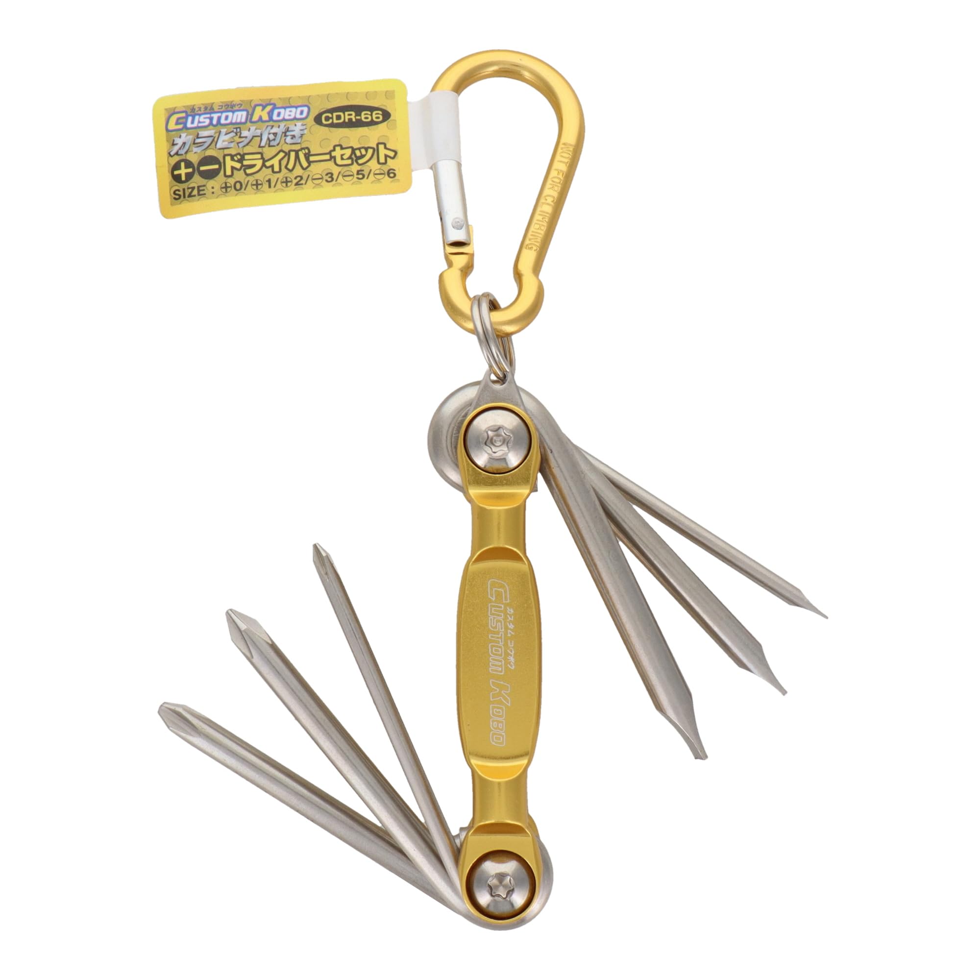 

Sankyo Corporation CUSTOM KOBO Набор отверток с карабином CDR-66