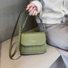 Women Fashion PU Leather Messenger Shoulder Bag Travel Outing Sling Crossbody Bags Leisure Handbag Stylish Solid Color Pouch