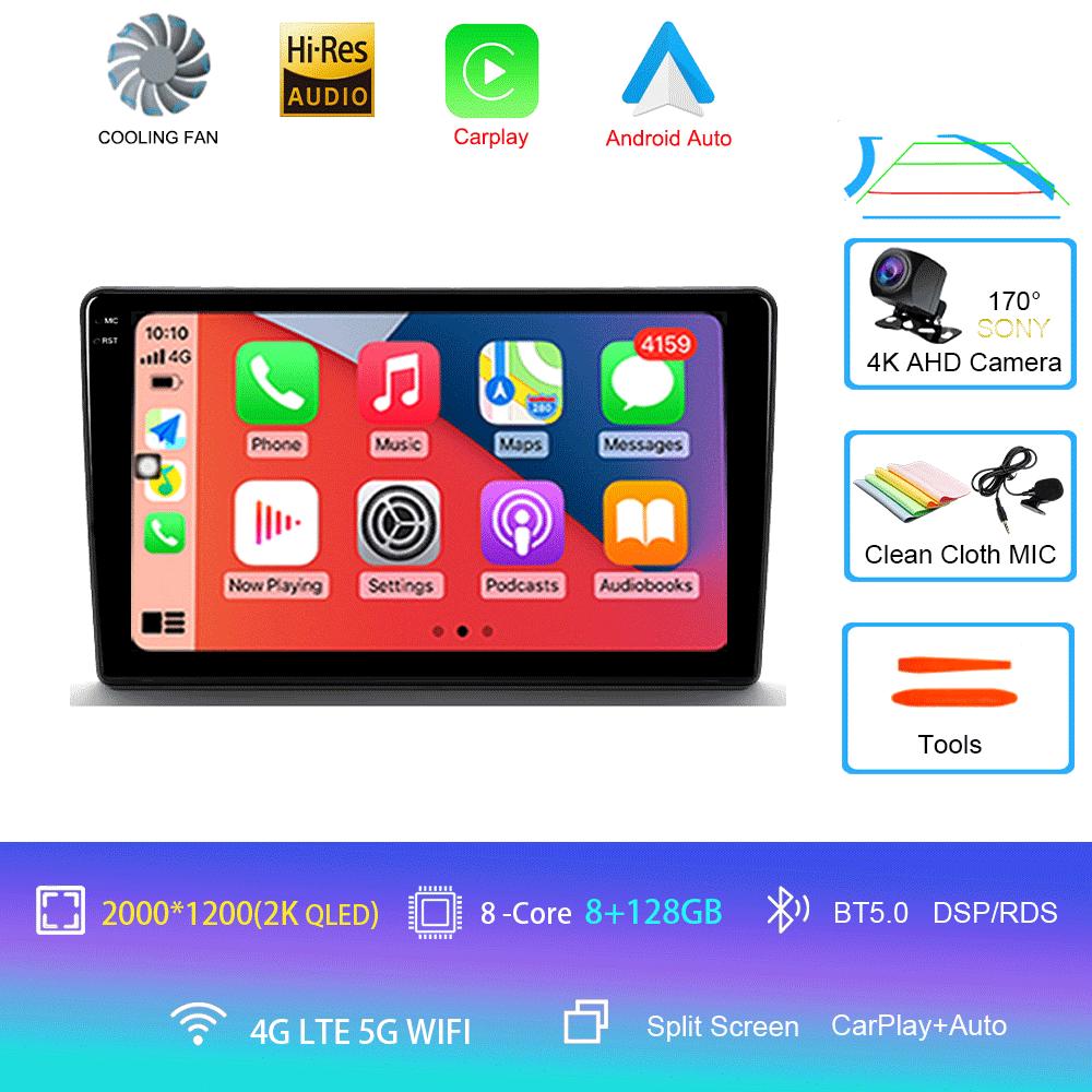 Car Radio Android14 Carplay For Citroen Berlingo For Peugeot Partner 2008 - 2019 Navigation GPS Multimedia Player WiFi BT Stere
