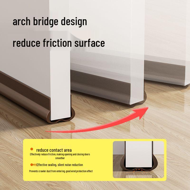 Door Gap Sealing Strip - Soundproof, Windproof, Leakproof, Air Deflector for Bedroom Doors