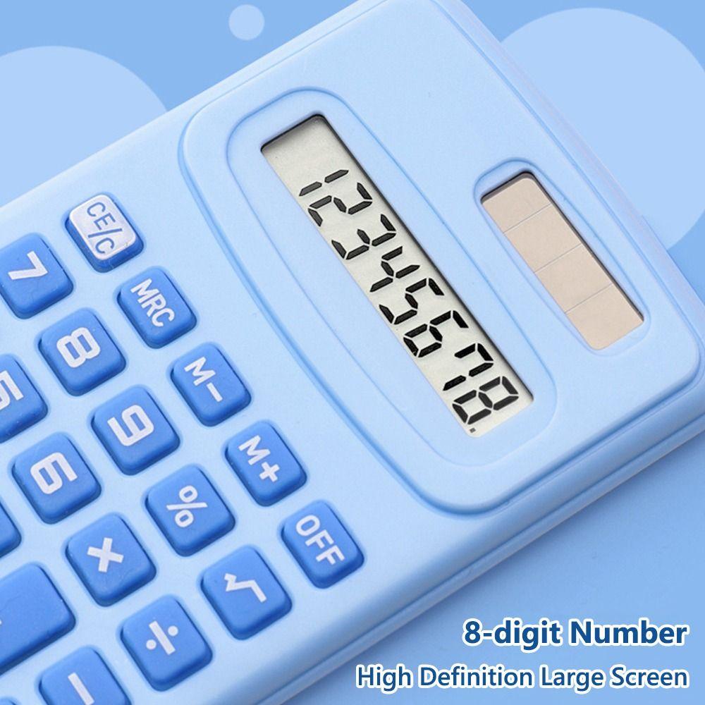 Large LCD Display Mini Pocket Calculator 8-Digit Standard Function Calculator  Back To School