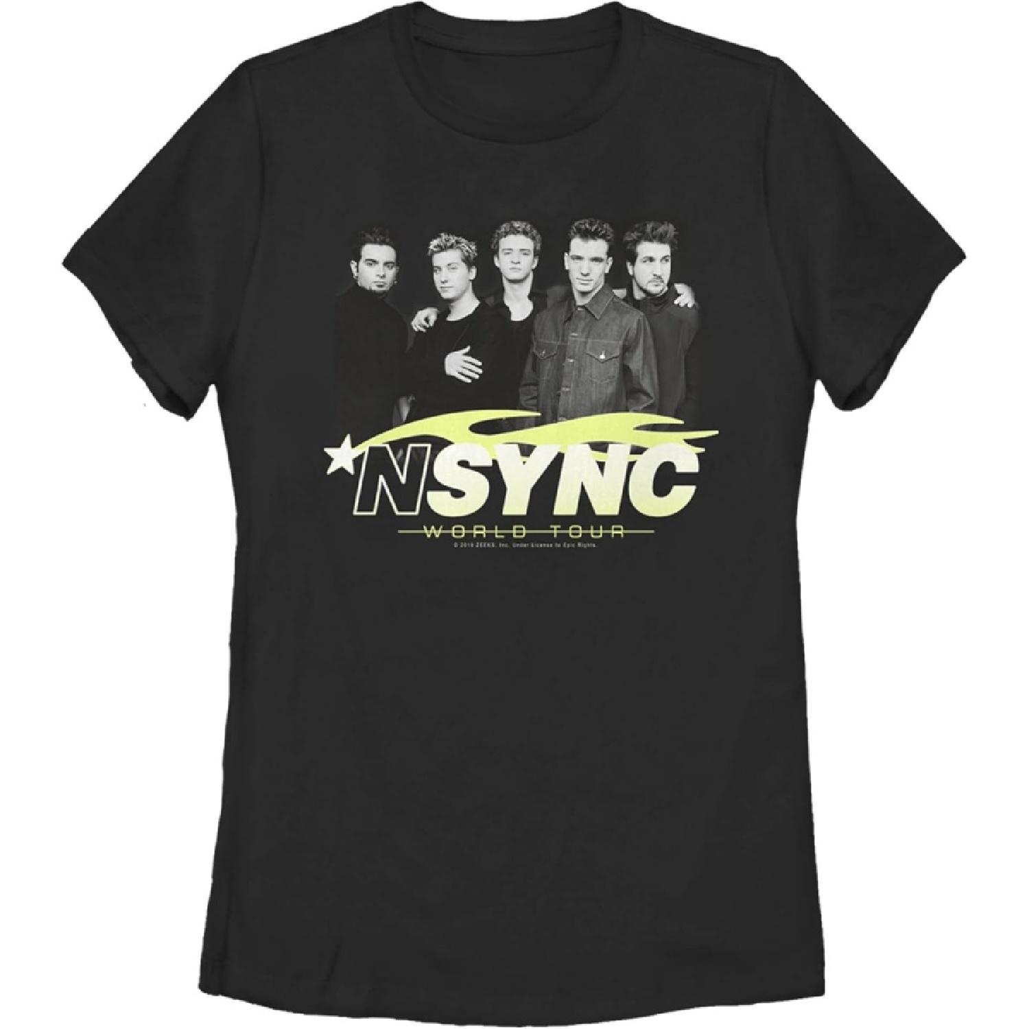 

Women s NSYNC World Tour Poster T-Shirt XXXXXL чорний