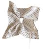 Korean Style Polka Dot Square Scarf Scrunchie - Women's High-End Hair Accessory and Headband