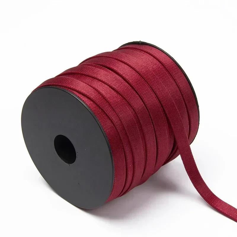 10/20/30M Meetee 6-15mm Spandex Elastische Bänder BH-Träger Weiches Elastisches Gurtband für Unterwäsche DIY Nähzubehör