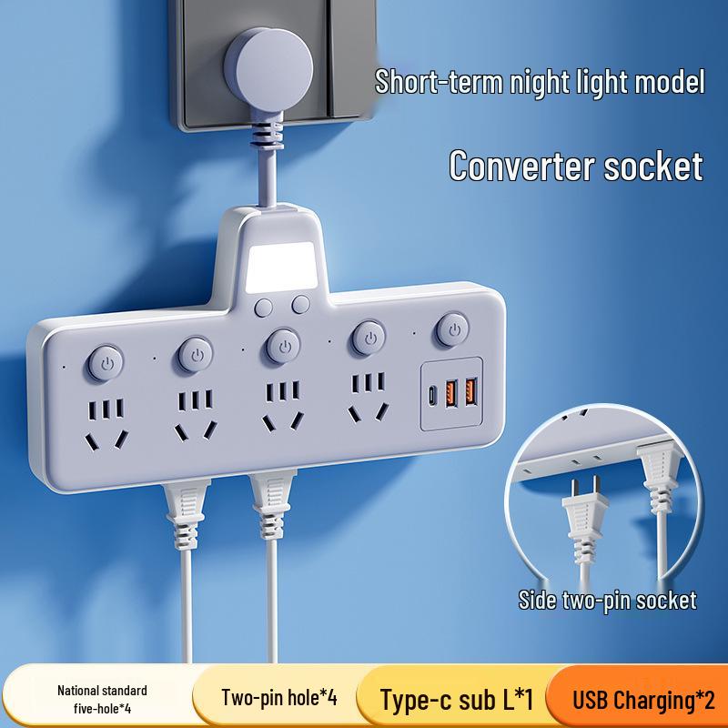 USB Wireless Konverter & Multifunktionale Steckdosenleiste mit unabhängigem Zeitschalter