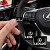 10ks 3D stylingové nálepky na volant pro auto Příslušenství Pro RX330 Fsport IS200 IS250 RX350 GX NX300h Ct200h ES300h IS300h